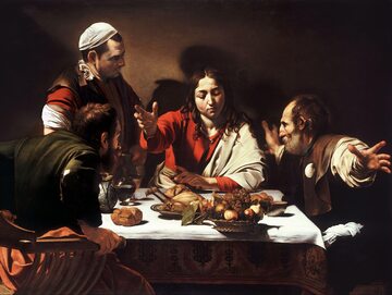 „Wieczerza w Emaus”, Caravaggio