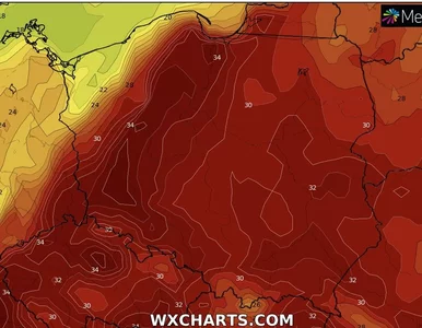 Miniatura: Gorąca fala coraz bliżej Polski. Na...