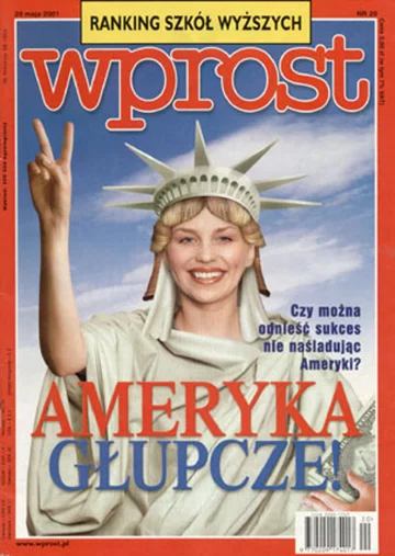 Okładka tygodnika Wprost nr 20/2001 (964)