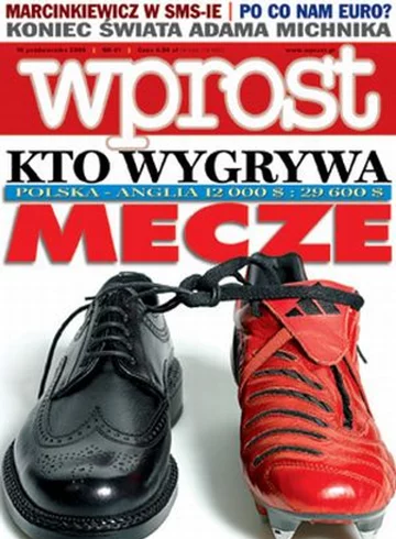 Okładka tygodnika Wprost nr 41/2005 (1193)