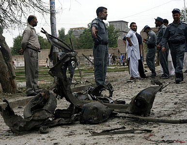 Miniatura: Potężna eksplozja w centrum Kandaharu