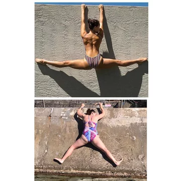 Idealne zdjęcie z Insagrama vs zwyczajne zdjęcie Celeste Barber 