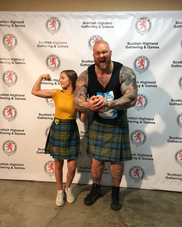 Thor Björnsson i Kelsey Henson 