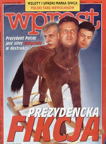 Okładka tygodnika Wprost nr 41/2000 (932)