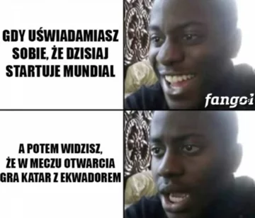 Mem po otwarciu mundialu w Katarze 