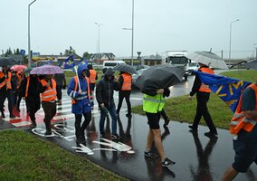 Miniatura: Maszyniści blokują drogi w całej Polsce....