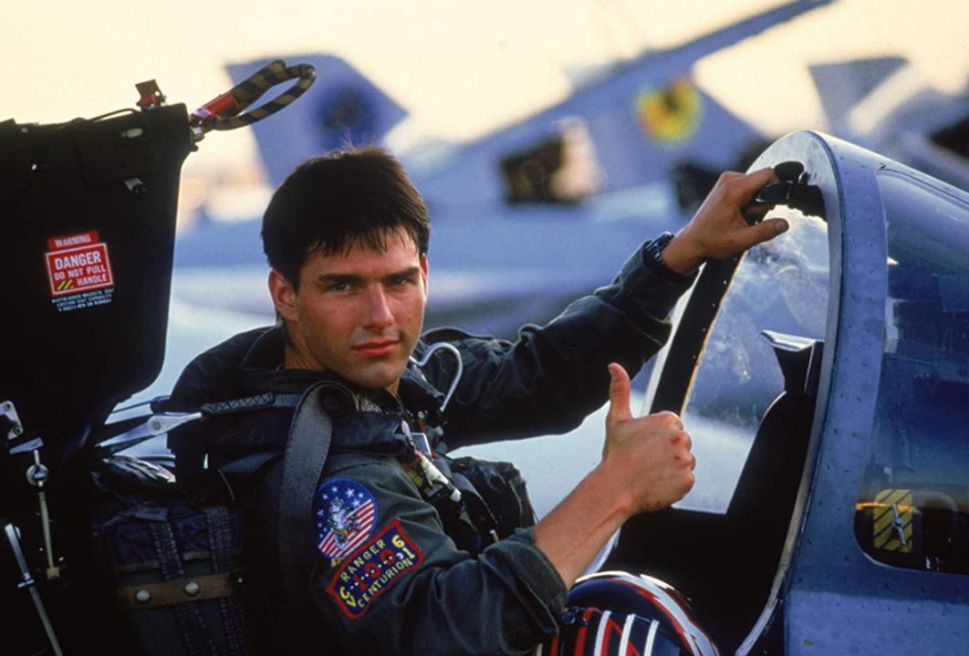 Kadr z filmu „Top gun” 