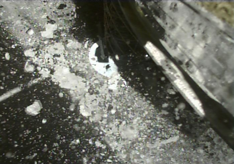 Powierzchnia Ryugu Zdjęcia wykonane po drugim lądowaniu sondy Hayabusa2 na asteroidzie Ryugu 11 lipca 2019 roku.