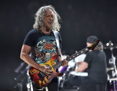 Miniatura: Kirk Hammett z Metalliki przewrócił się na...