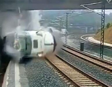 Miniatura: Katastrofa kolejowa w Hiszpanii....