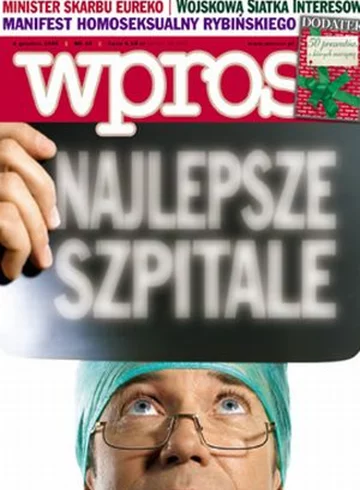 Okładka tygodnika Wprost nr 48/2005 (1200)