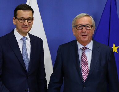 Miniatura: Morawiecki spotkał się z Junckerem i...
