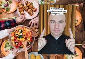 Miniatura: Post ścisły w Wielki Piątek. Znany ksiądz...