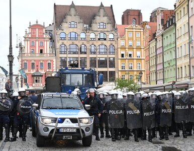 Miniatura: Bitwa kibiców w centrum Wrocławia. Na...