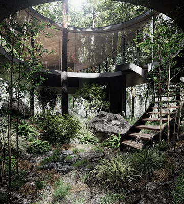 Leśne schronienie w stylu zen. Forest Within – współczesna rezydencja zanurzona w japońskiej naturze Leśne schronienie w stylu zen