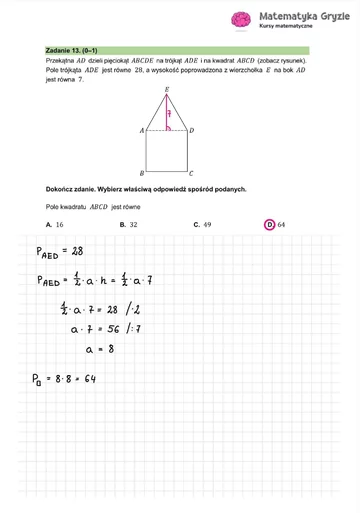 Egzamin ósmoklasisty z matematyki – strona 12 