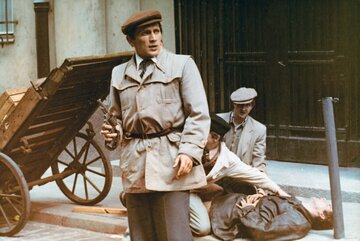 Kadr z filmu „Akcja pod Arsenałem” 1977. Kadr z filmu „Akcja pod Arsenałem” w reżyserii Jana Łomnickiego, n/z Jan Englert.