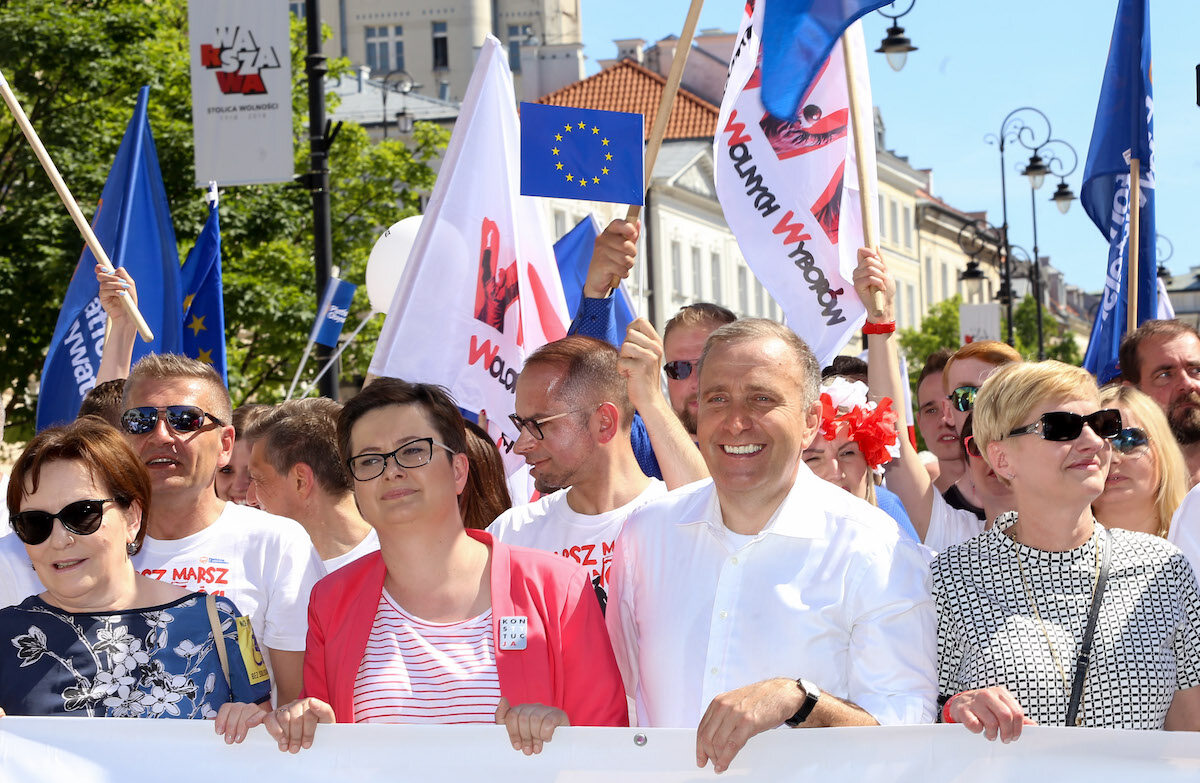 Politycy opozycji na Marszu Wolności 