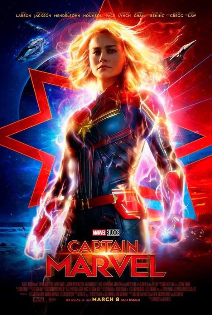 Oficjalny plakat filmu „Captain Marvel”