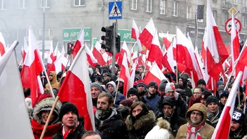 Uczestnicy Marszu Niepodległości 