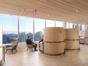 Placówka medyczna Barlo MS w Toronto, projekt Hariri Pontarini Architects v2com, dezeen