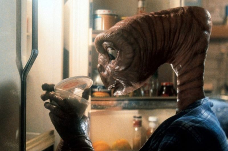 Kadr z filmu E.T. 