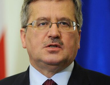 Miniatura: Komorowski: nie będzie polubownego...