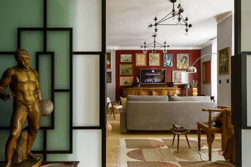 Mieszkanie dla miłośnika designu i historii, projekt iHome Studio 