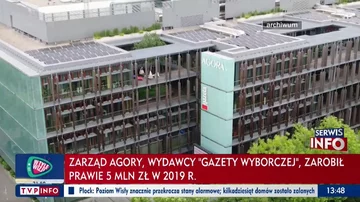 Paski w TVP Info 10 lutego 2021 roku w trakcie protestu mediów 