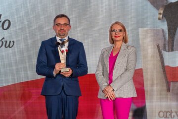 Hubert Żądło, w&oacute;jt Gminy Bałt&oacute;w. Nagrody Orły Wprost 2023. Uroczysta Gala w Kielcach