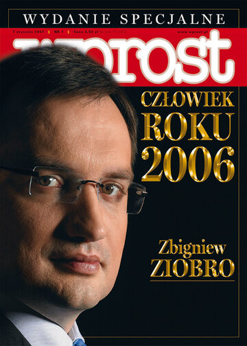 Okładka tygodnika Wprost nr 1/2007 (1254)