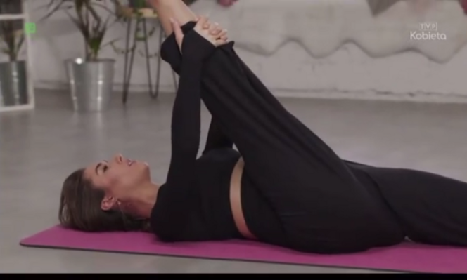 Miniatura: Ida Nowakowska ciężko ćwiczy w ciąży