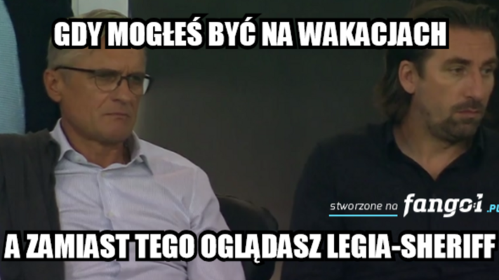 Miniatura: Memy po meczu Legia Warszawa - Sheriff...