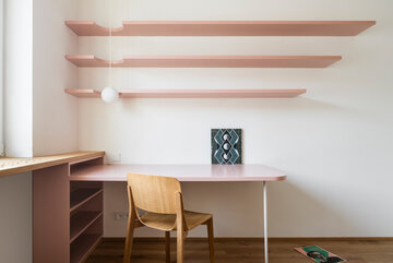 Małe mieszkanie w&nbsp;Pradze, proj. NoArchitects