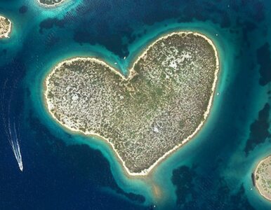 Miniatura: Wyspa w kształcie serca hitem sprzedaży....