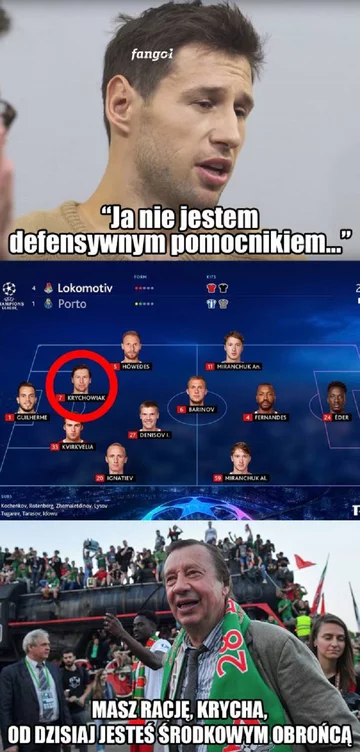 Mem po meczu Ligi Mistrzów (24.10.18) 