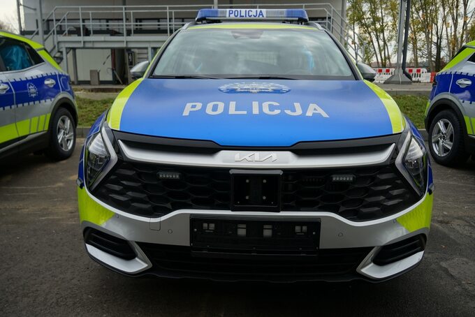 Nowe radiowozy polskiej policji: Kia Sportage