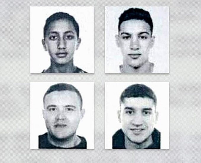 Wizerunki poszukiwanych po zamachu w Barcelonie