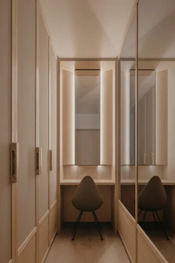 Przytulny minimalizm, projekt wnętrza Right Angle Studio 