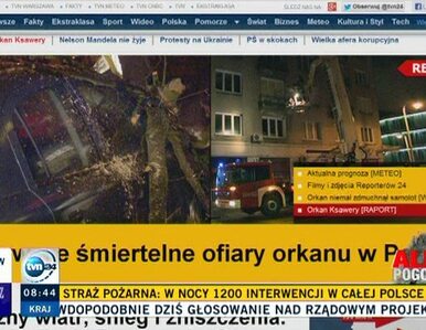 Miniatura: Pierwsze ofiary orkanu w Polsce. 3 osoby...