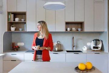 Mieszkanie dla rodziny 2+1, projekt i nadzór nad realizacją: Joanna Lemka-Wójcik, jlw studio 