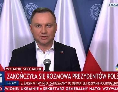 Miniatura: Zakończyła się rozmowa Andrzeja Dudy z Joe...