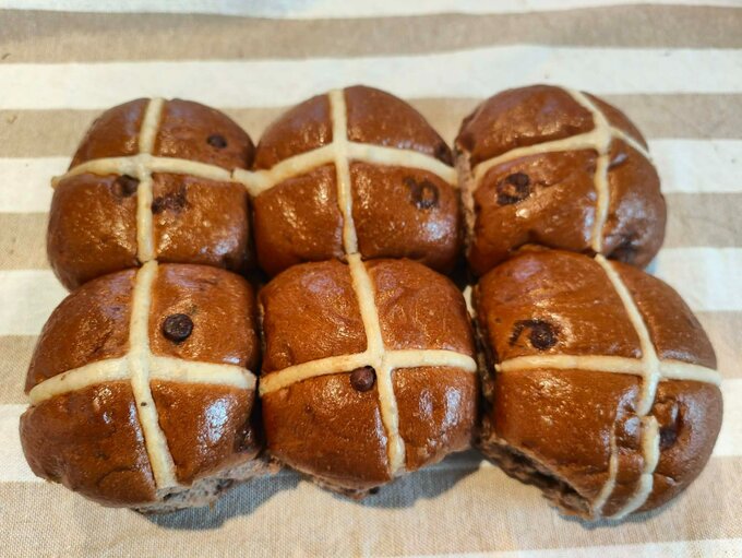 Hot Cross Buns w&nbsp;wersji chocolate chip