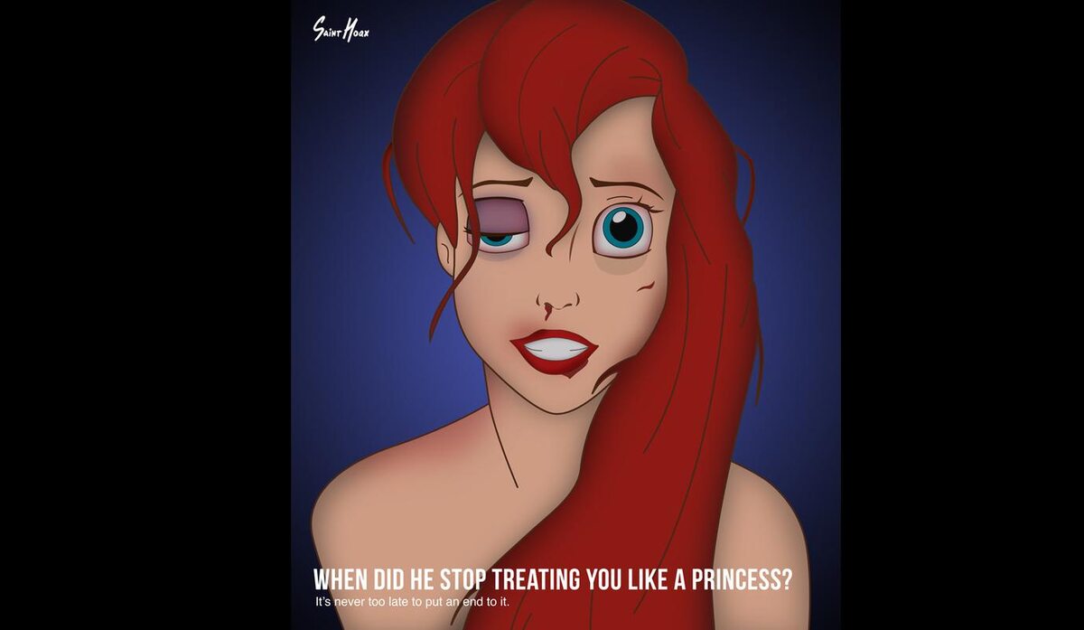 Autor: Saint Hoax. Kampania społeczna przeciwko przemocy w rodzinie