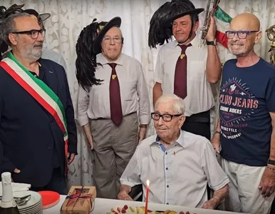 Miniatura: 111-latek z Włoch zdradził swój sekret....