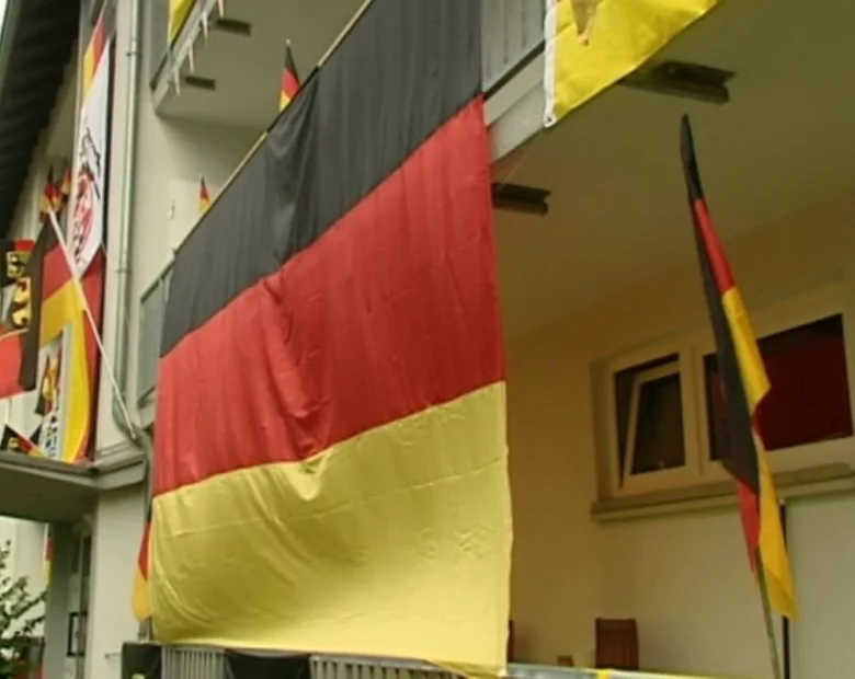 Miniatura: To się nazywa patriotyzm. Niemiecki kibic...