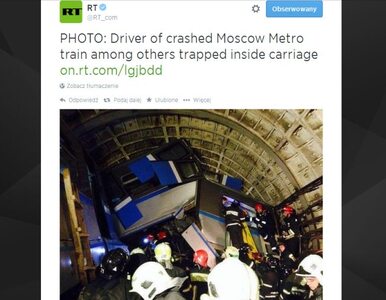 Miniatura: Wypadek w moskiewskim metrze. 10 zabitych,...