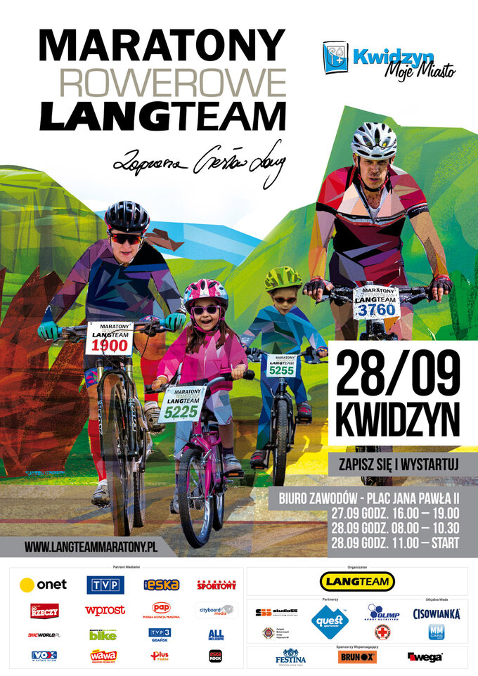 Zapowiedź maratonu rowerowego Lang Team w Kwidzynie