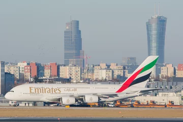 Airbus A380 w Warszawie 