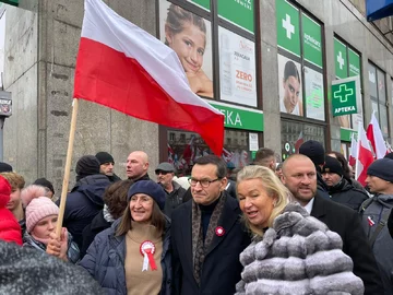 Mateusz Morawiecki na Marszu Niepodległości 2024 